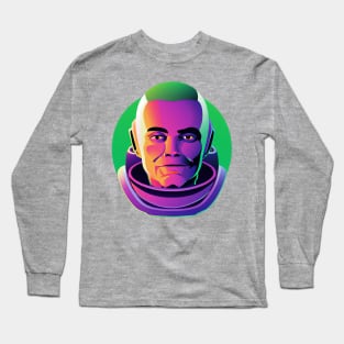 Spooky Astronaut Halloween Space Mission Retro Long Sleeve T-Shirt